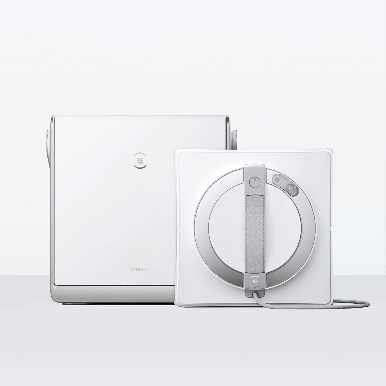 Ecovacs Winbot W2 OMNI vindusvaskerrobot med portabel dokkingstasjon