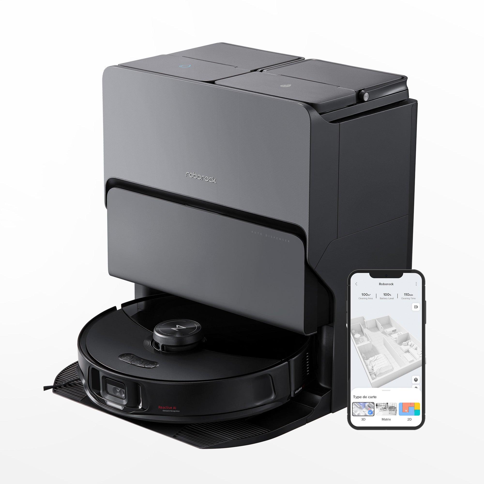 Roborock S8 MaxV Ultra robotstøvsuger med RockDock Ultra stasjon