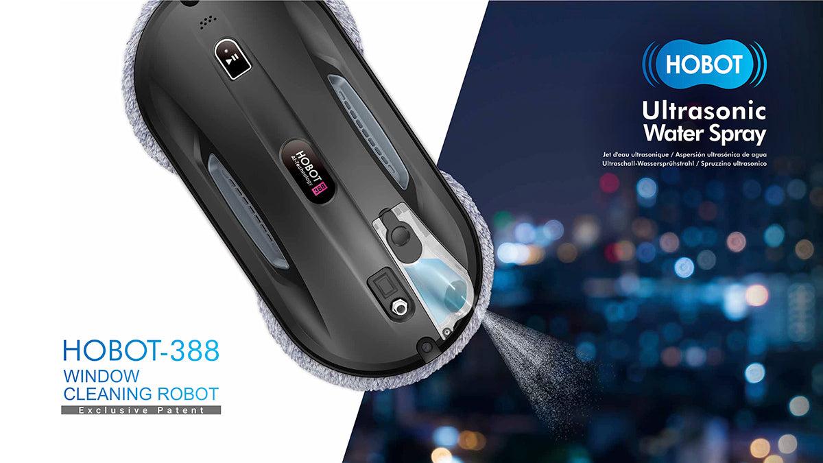 Hobot 388 vindusvaskerrobot med ultrasonisk vannspray